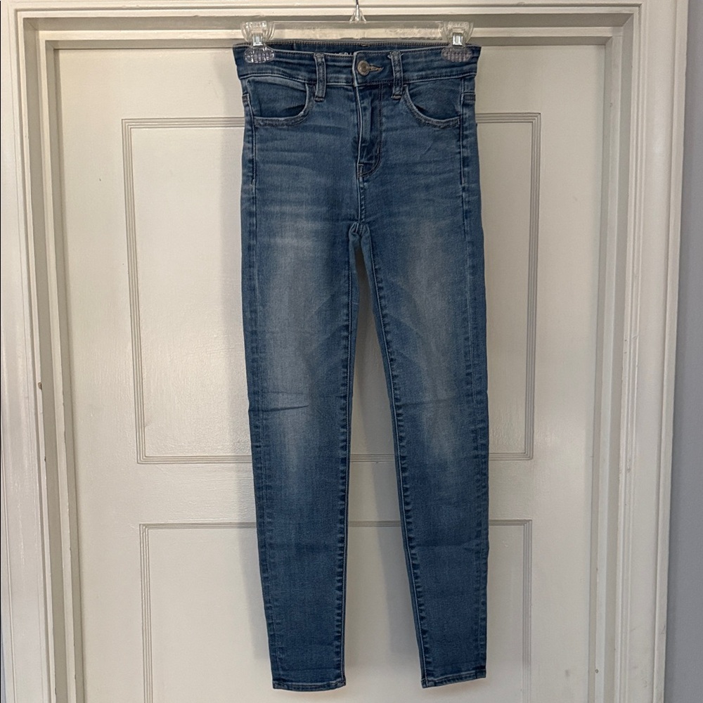 American Eagle Outfitters High Rise Blue Jeans